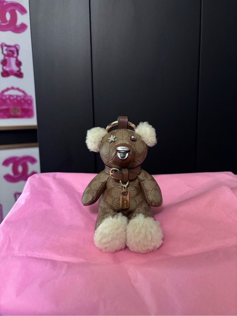 Coach Bear Bag Charm